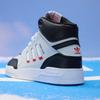 Adidas Originals Drop Step El J Trendige Lässige Mid-Top Kinder Skateschuhe Kinder Sneaker Schwarz Grau HP7798
