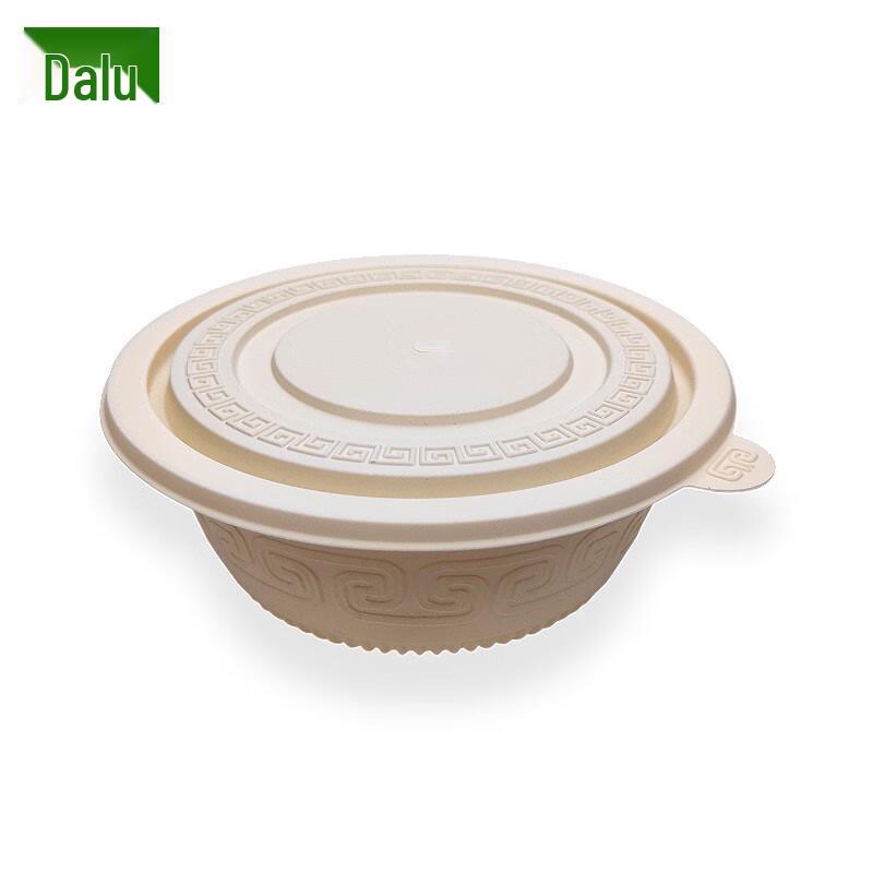 DaLu Biodegradable Corn Starch Round Takeaway Bowl