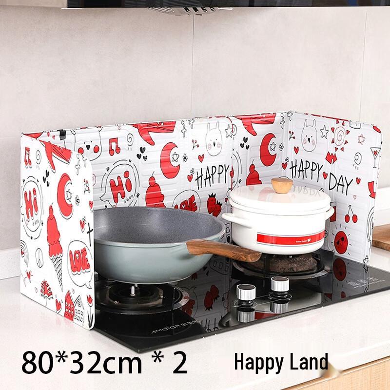 

Japanese Style Aluminum Foil Kitchen Oil Splatter Guard