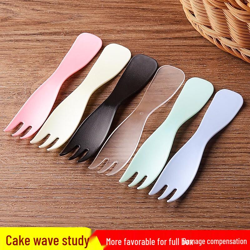 ZISIZ Disposable Thickened Plastic Fruit Forks