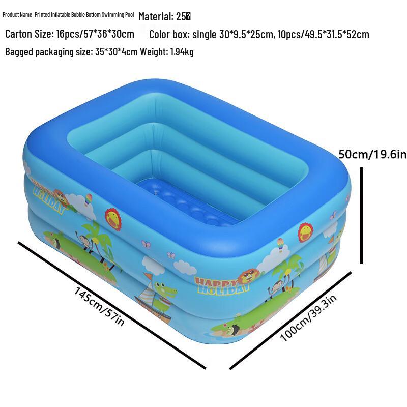 Huahengzhen PVC Inflatable Kids Swimming Pool