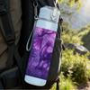 1PC Mystic Purple Dragon Art 750ml Color Plastic Sports Water Bottle Leakproof Flip Straw Lid Suitable for Sports Office Home Use