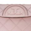 Tory Burch Fleming Diamond Quilted Leather Crescent Bag Chain Bag Shoulder Bag Tote Bag Mini Women Bags Light-Pink 143575-652