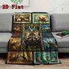 Insect Collection 2D Flat Pattern Flannel Blanket, High quality All Seasons, Home Decor, Warmth and Comfort, Perfect for Christmas Gifts.