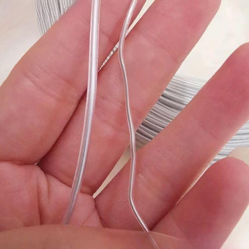 Rubber-Coated Hand-Knitted Wire Hair Clip & Doll Stand