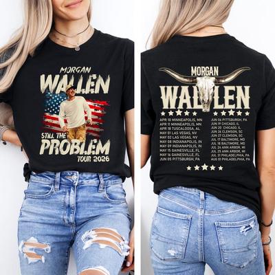 2026 Summer Fashion Tee Morgan Wallen Still the Problem Tour 2026 Comfort Shirt, Morgan Wallen Country Music Tee, Morgan Wallen Fan Gift