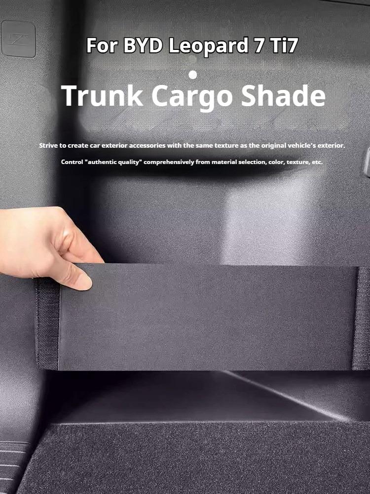 For BYD Leopard 7 Ti7 Car Rear Trunk Partition and Trunk Storage Box Car Storage Cabinet Anti Slip Cargo Organizer Partition