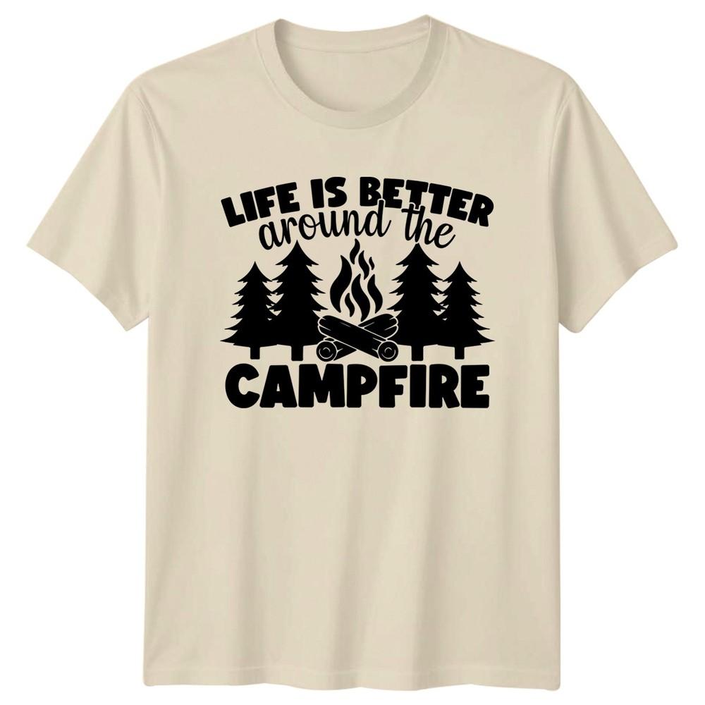Life Is Better Around The TShirt Campfire Christmas Gift For Him And Her