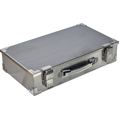 TRUSCO Trunk Tool Box, Silver, W420 x D245 x H105mm, Stainless Steel, SU3T-410