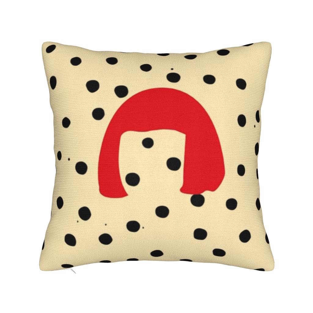 Yayoi Kusama Art Pillowcase Polyester Cushion Cover Decorations Polka Aesthetic Pillow Case Cover Home Square 18'