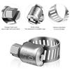 50 Pcs/Lot Hose Clips,6-12mm Range Adjustment & All  Stainless Steel Cinch Clamp Rings,Homebrew Rustproof Beer Tubing Clip