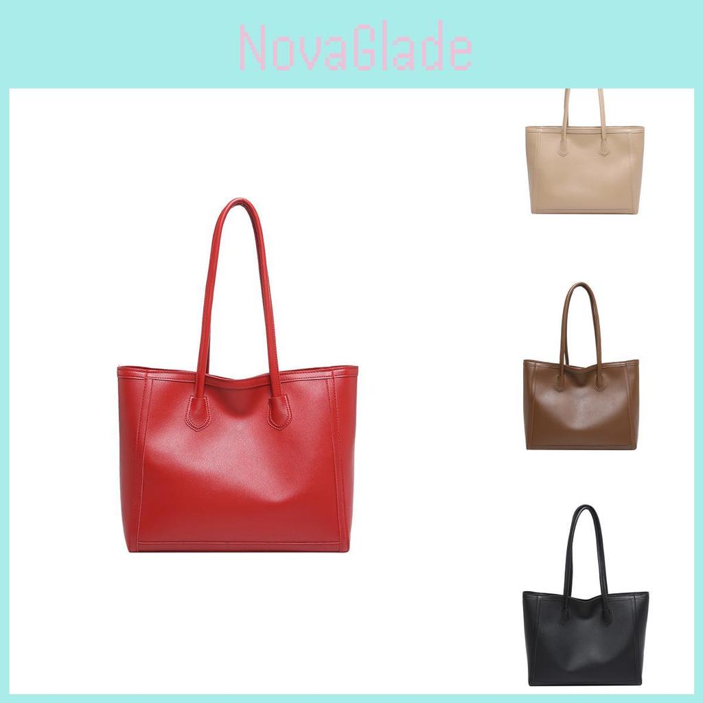 Chic Large Capacity Tote Bag For Women Stylish Modern Shoulder Bag With Double Handles