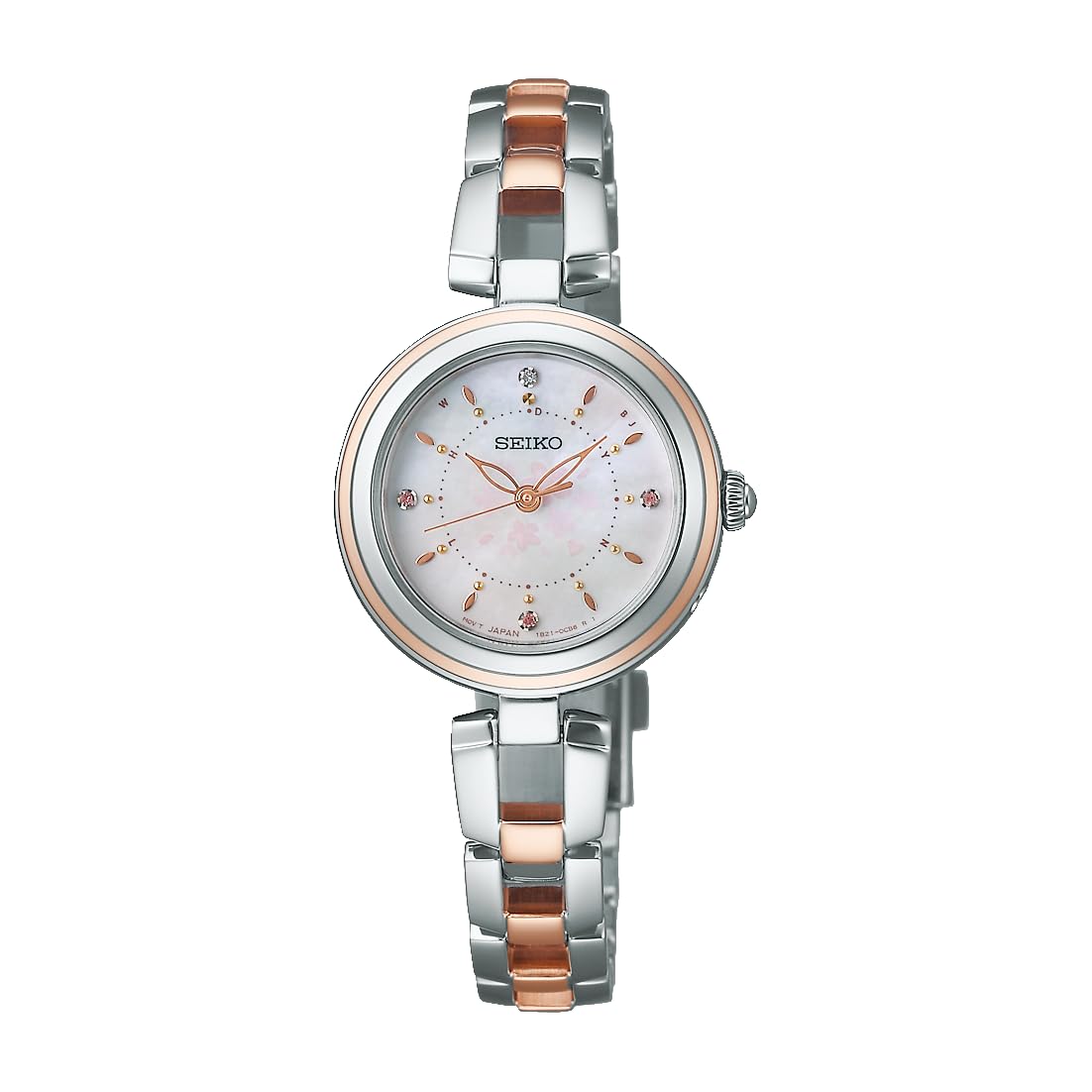 

Годинник Seiko Selection 2025 SAKURA Blooming Limited Edition SWFH142 Silver Pink Gold [Seiko Watch] Women &