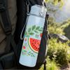 1PC Watermelon Leaf Wreath Fresh Fruit 750ml Color Plastic Sports Water Bottle Leakproof Flip Straw Lid Suitable for Sports Office Home Use