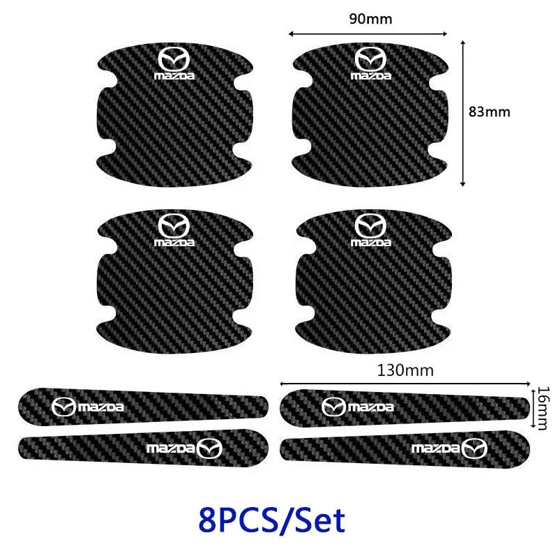 

2025 Горячий Для Значка Mazda 3 RX8 RX7 MX3 Axela 6 Atenza MX5 CX9 CX5 CX7 323 626 Автомобиля Ручка Дверной Чаши Царапины Защитный Эмблема