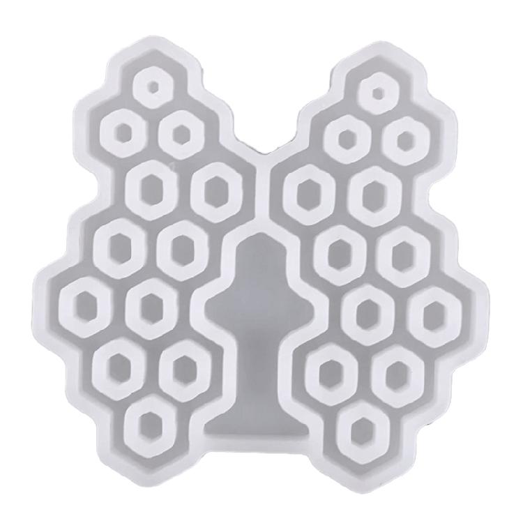 

Flexible Silicone Honeycomb Mold for Home Ornament Accessories Jewelry Making Mould for Craft Lover 1 белый
