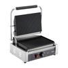 VEVOR Parrilla Panini Comercial, Sandwichera Panini Eléctrica de 2200W, Parrilla Prensadora de Sándwiches de Acero Inoxidable con Asa y Control de Temperatura