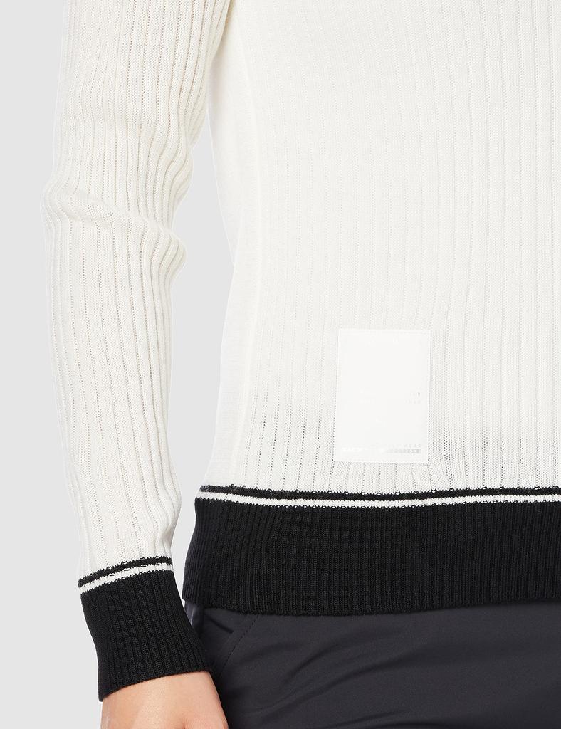 PUMA EGW W Crew Knit Size Bright White Women's Sweater, Golf, M, 930203,