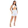 Missy Empire Womens/Ladies Ribbed Fitted Cycling Shorts