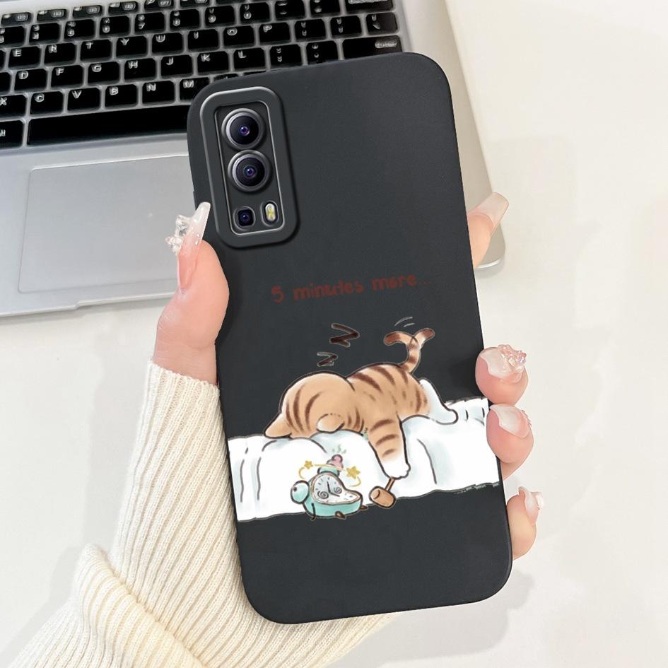For Vivo Y52 5G V2053 Case Cute Cartoon Panda Duck Rabbit Shockproof Silicone TPU Phone Cover For Vivo Y72 5G V2041 IQOO Z3 Capa
