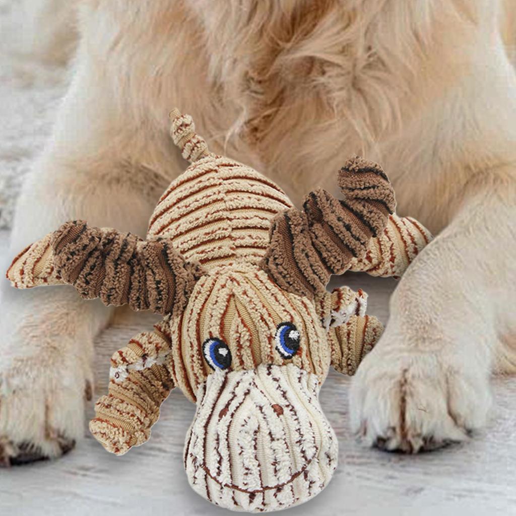 Dog Toys Plush Soothing Puppy Plush Toys Cute Animal Interactive Play Pet Teething Supplies For Indoor Outdoor Garden Yard