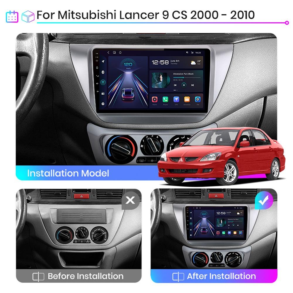 Android Autorádio Pro Mitsubishi Lancer 9 CS 2000-2010 Multimediální Přehrávač Hlavní Jednotka Stereo GPS Navigace BT WIFI 1+16GB