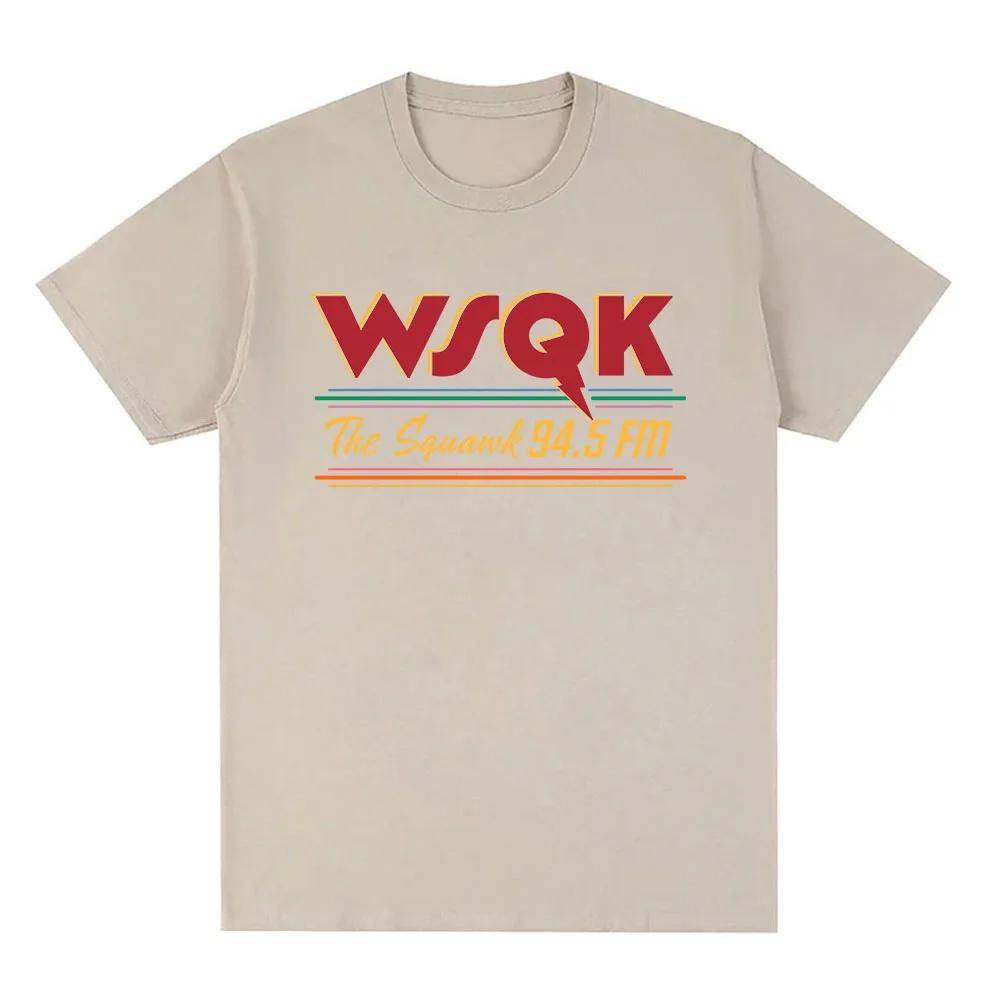 WSQK The Squawk 94.5 FM Tričko s potiskem If You Die I Die Vzhůru nohama Trička Unisex Streetwear Ležérní Volné Pánské Dámské Tričko Topy