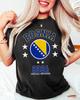 2026 Koszulka Piłkarska z Flagą Bośni Unisex i Damska Letnia Bawełniana Ubrania Y2K Codzienna Moda Okrągły Dekolt Krótki Rękaw T-shirt Streetwear