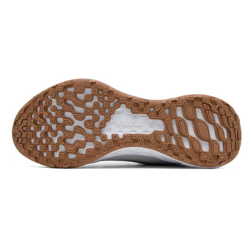 Nike Revolution 6 Amortecimento Leve Antiderrapante Respirável Cano Baixo Casual Tênis de Corrida Feminino tênis Branco Cinza DC3729-012