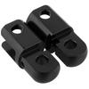 Kijima HD-05267 Motorcycle Parts Step Up Bracket 2 Left and Right Set Black Harley Series
