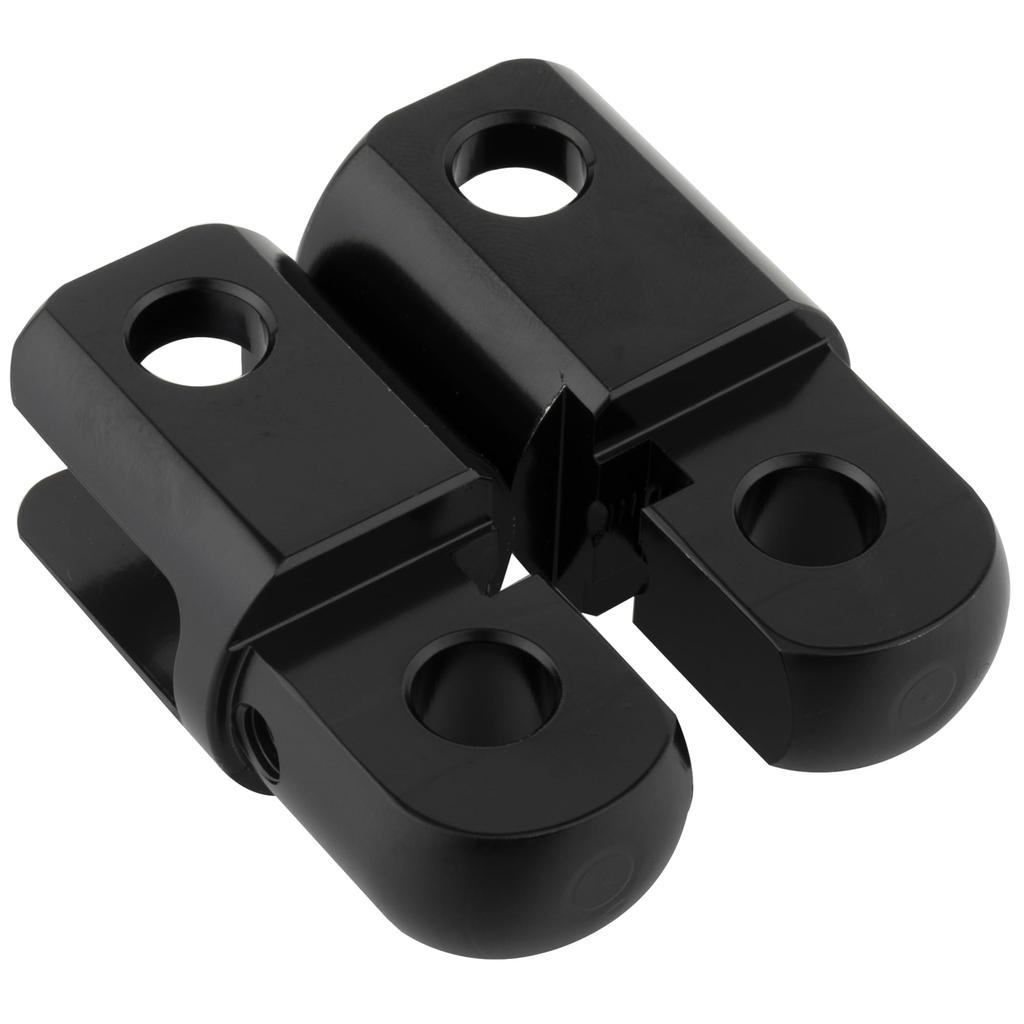 Kijima HD-05267 Motorcycle Parts Step Up Bracket 2 Left and Right Set Black Harley Series