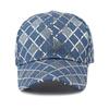 Sequin Baseball Top Cap Hard Womens Outdoor Sun Hat