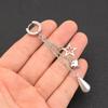 Stainless Steel Earrings Jewelry Love Star Tassel Pearl Earrings Ear Clips for Women Titanium Steel Water Drop Pearl Ear Clips