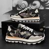 Fashion Versatile Printed Daddy Shoes Men's Shoes Spring Casual Shoes Embroidered Men's Sneakers Board Shoes
