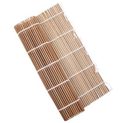 Esteira Larga de Bambu HTB para Enrolar Sushi para Fazer Sushi, 24x24cm, Antibacteriana, Boca, Enrolados, Ehomaki, Setsubun, Verde, Enrolados, Gourmet, Camping,