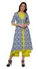 Moomaya Indian Palazzo Kurta Jacket Set For Women Partywear Chanderi Ethnic