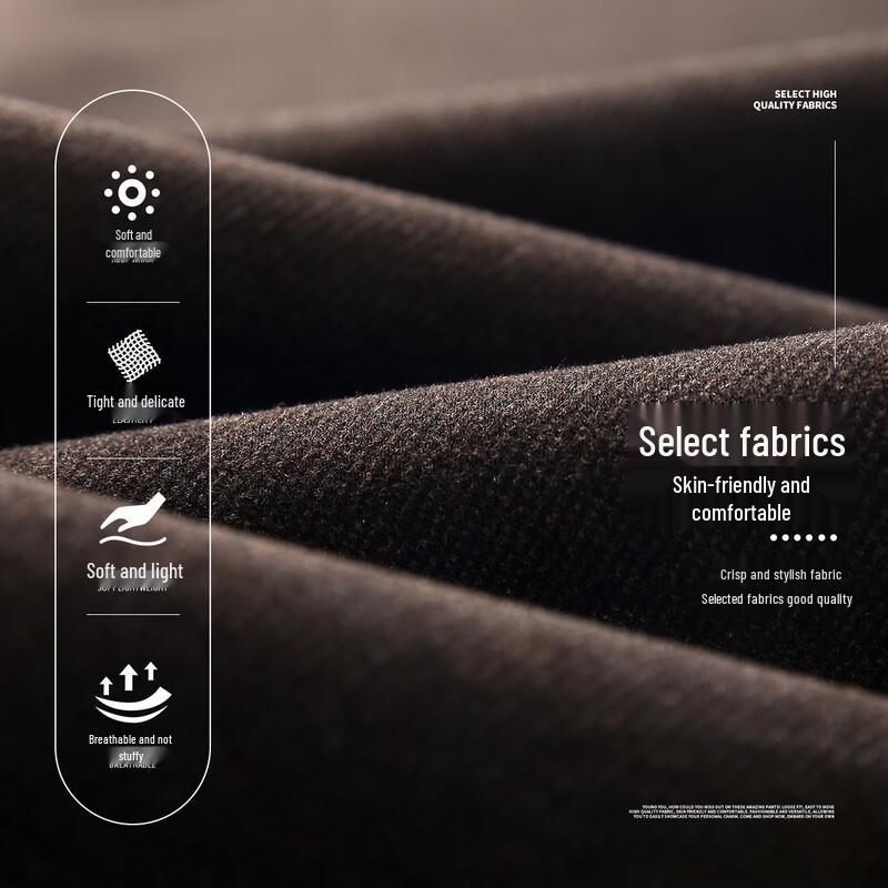 Women's Acetate Wool Blend High-Waist Straight-Leg Pants