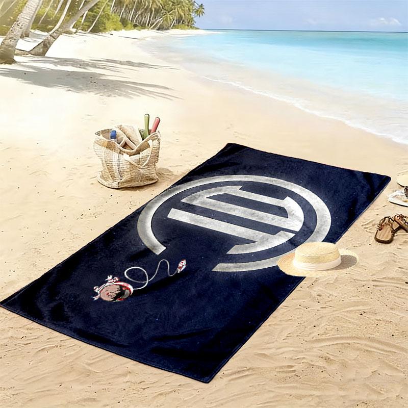 Club Toluca Print Beach Towel, Large Soft Quick Dry Towel for Beach Camping Swimming
