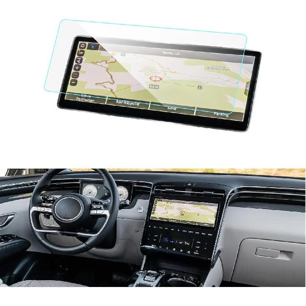 Tempered glass protector For 2022 2023 Hyundai Tucson Car 10.25INCH GPS navigation Protective film LCD Screen Anti-scratch film