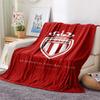 1Pc AS Monaco Print Flannel Blanket High Quality Warm Comfortable Cover for All Seasons Perfect for Gifts Home Decor