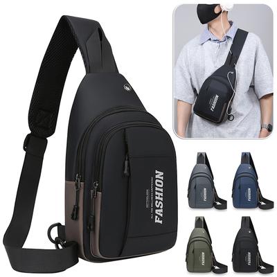 New Men's Crossbody Bags, Fashion Trend Waist Bags, Multifunctional Casual Sports Chest Bags, Student Shoulder Bags, A-ZMT