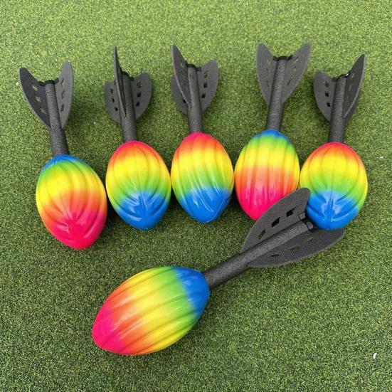 Throwing Dart Educational Rocket Toy Kids Soft Foam Outdoor Activity Toy Stimulates Physics Learning Throwing Game Toy
