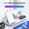 Wireless Multi-Device Fast Charger with Desktop Stand and Ambient Light