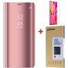 Huawei P30 Pro Case - Mirror Case - Rose Gold - Flip Protection - Stand Function - Rigid