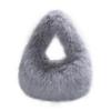 Women's soft plush handbag for winter, small and elegant tote bag for women, fashionable and trendy women's plush wallet