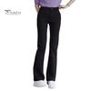 Women Suit Pants High Waist Button Zipper Fly Office Lady Trousers with Pockets Solid Color Slim Fit Straight Leg Trousers