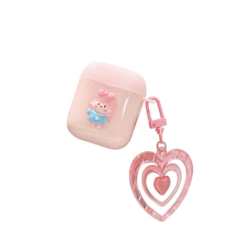 Xiaoqing Fresh Air Is Suitable For Airpodspro3 Apple Bluetooth Headset Cover Airpods1/2 Generation Soft Girl