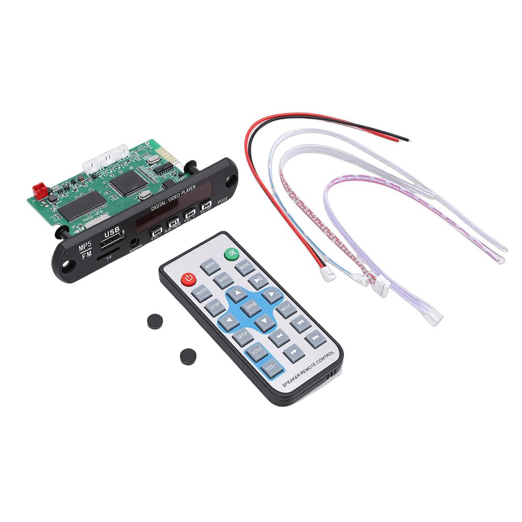 Decoding Board   5.4 HD MP5 MP3 MP4 Format Decoder Module Amplifier Decoding 1080P Video   Player