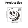 PVC Material Toilet Decoration Sticker Removable Bathroom Decor Sticker  Living Room