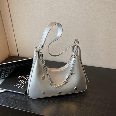 Fashion Hand Carry Armpit Bag Women's New Work Commuting Texture Shoulder Bag Casual Simple Bag